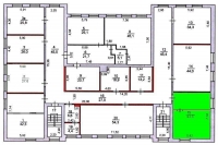 Офис 303 (43,5 м.кв.) - 3 этаж